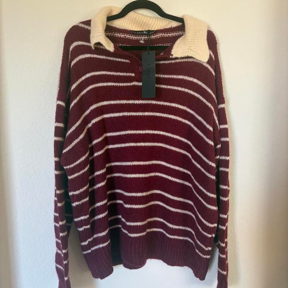 New lioness rising sun jersey sweater with collar m/l - Picture 2 of 5